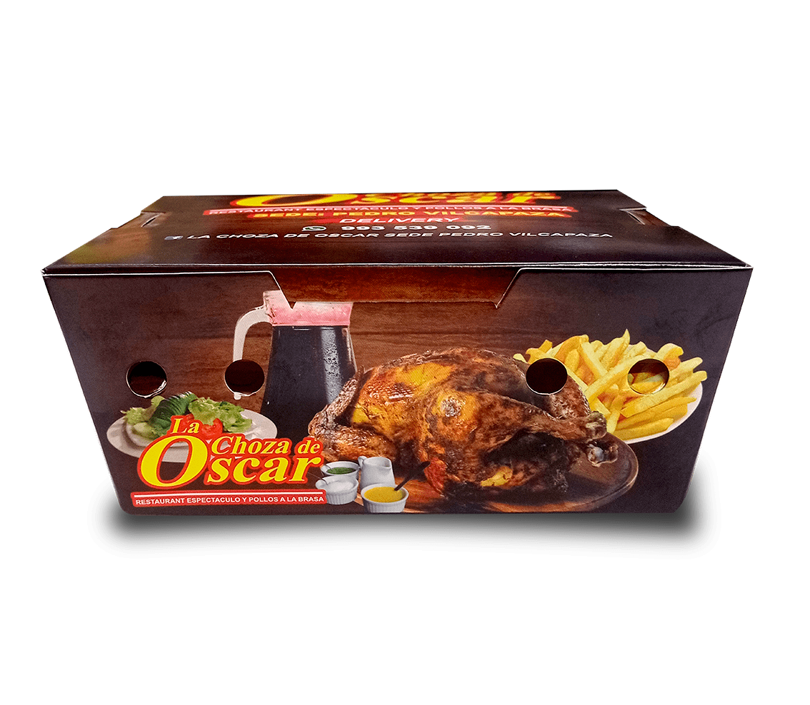 Cajas para pollo a la brasa y polleria en Lima - Delivery