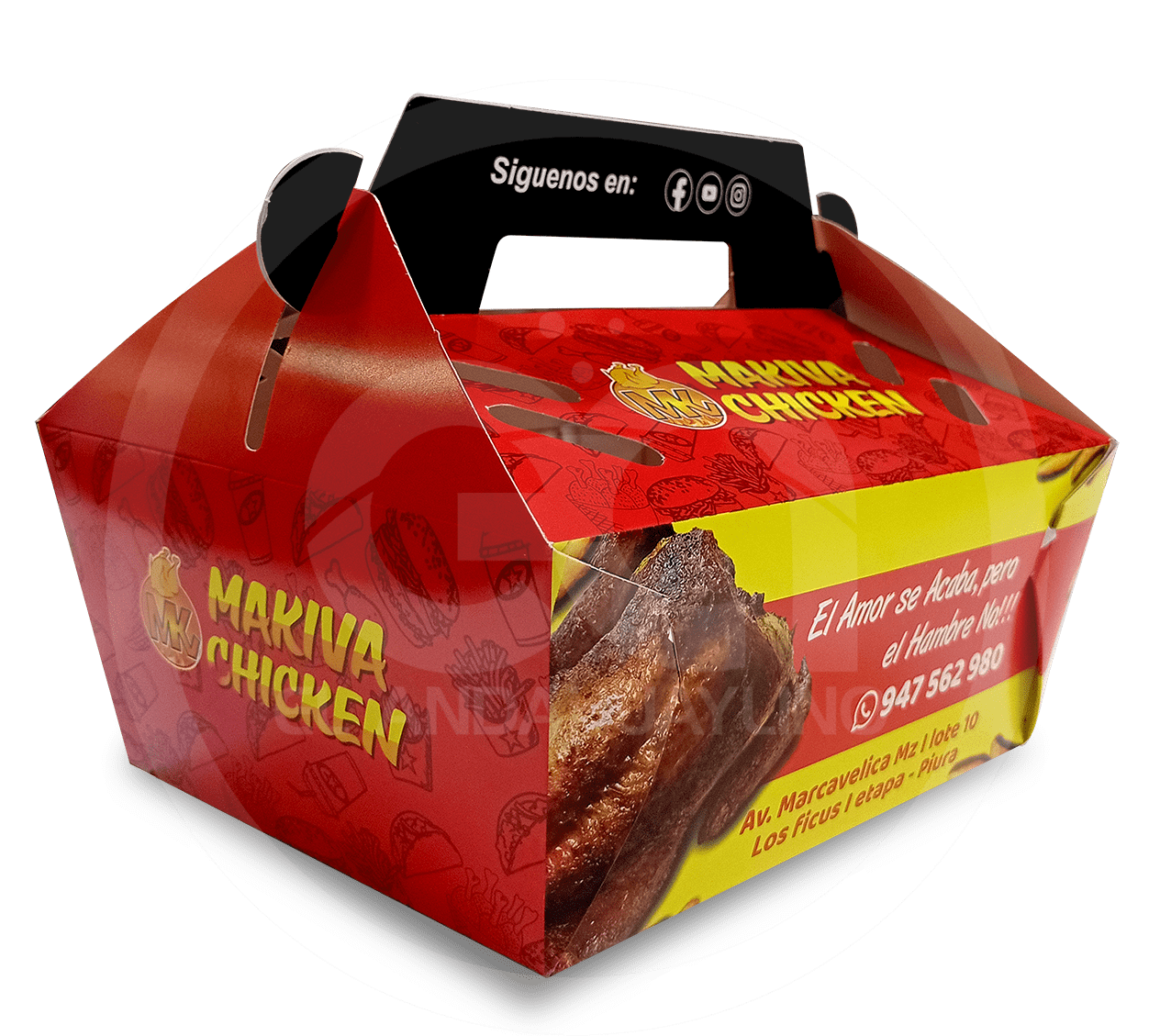 Cajas para pollo a la brasa y polleria en Lima - Delivery