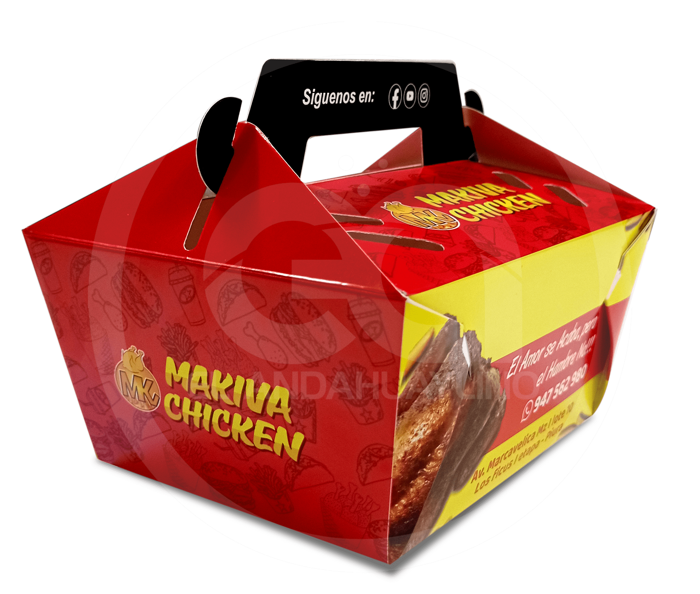 Cajas para pollo a la brasa y polleria en Lima - Delivery