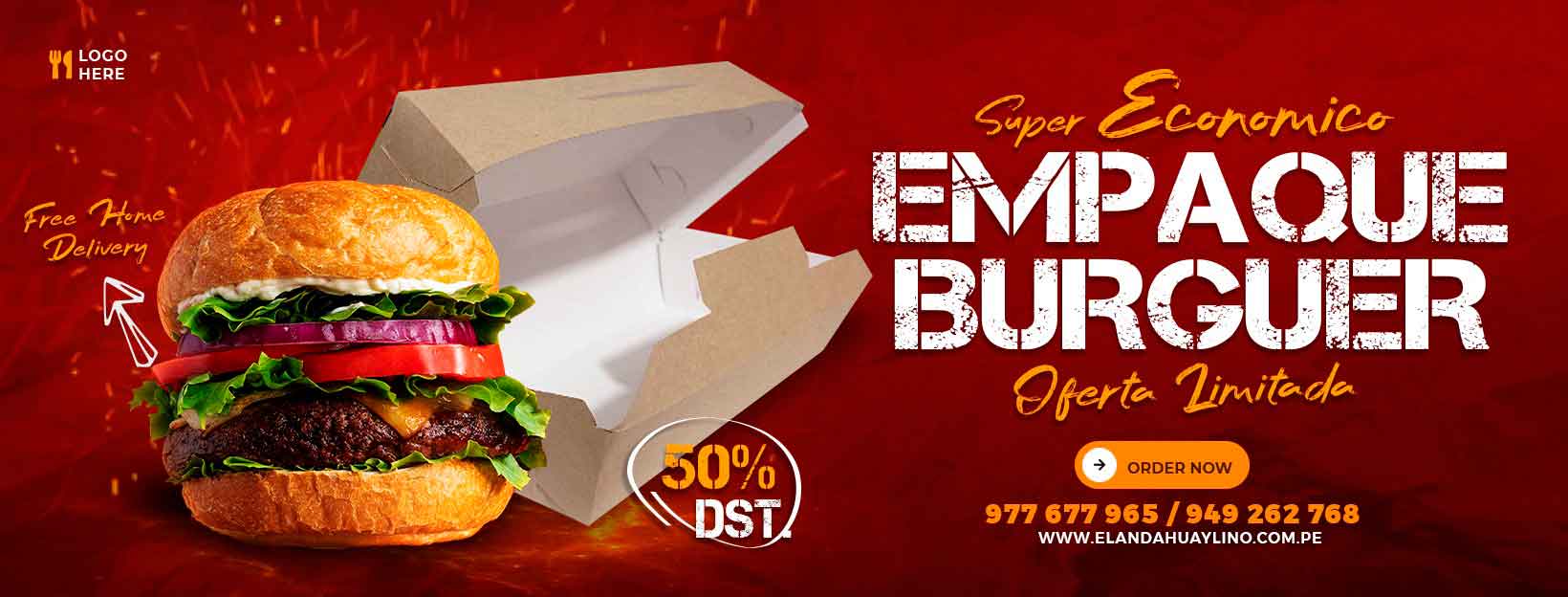 Cajas para Hamburguesa